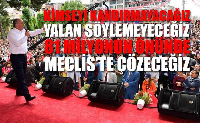 Muharrem İnce Van'da 'Kürt Sorunu'nu nasıl çözeceğini anlattı