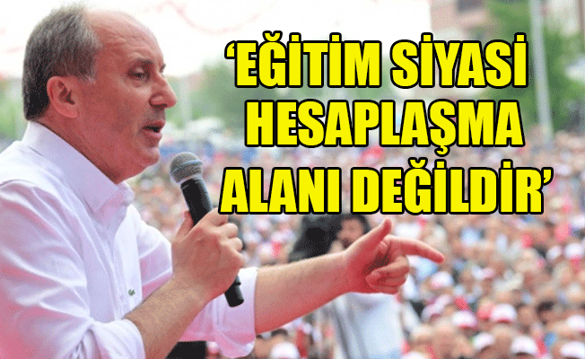 Cumhurbaşkanı adayı İnce: Değişim rüzgarı geldiğinde önünde duramazsınız