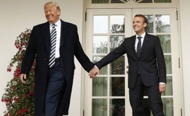 Macron'dan 'tuhaf' Trump açıklaması: Sosis gibi...