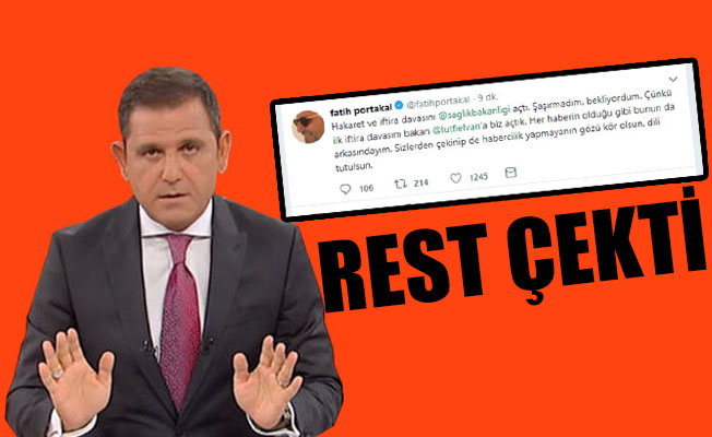 Fatih Portakal'dan jet cevap