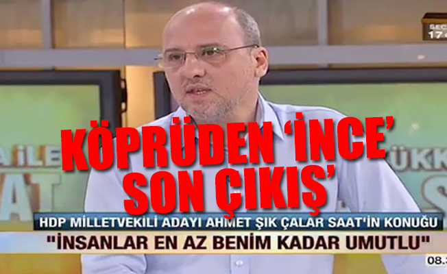 Ahmet Şık'tan, Muharrem İnce'ye destek gedi
