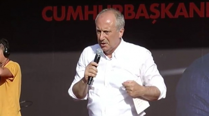 Muharrem İnce: “Erdoğan bir kez daha seçilirse Türkiye batacak”