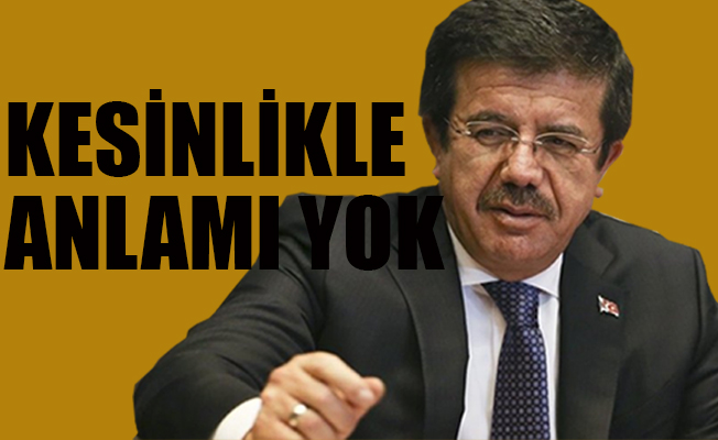 Ekonomi bakanı Zeybekci, uluslararası kuruluşu yok saydı!
