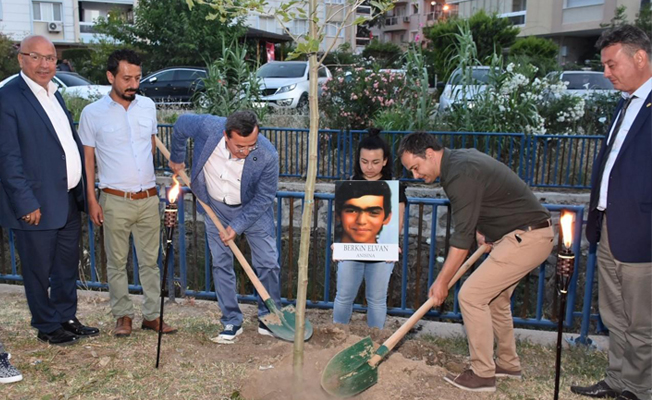 Narlıdere’de sekiz fidana sekiz Çınar