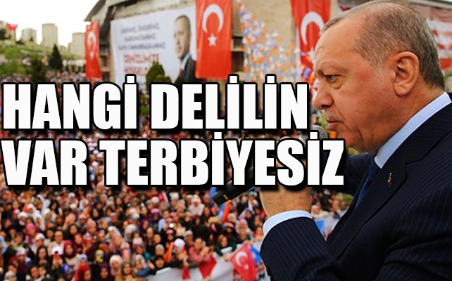 Erdoğan: Kadıköy'de 'Hırsız Erdoğan' diye bağırtıyor