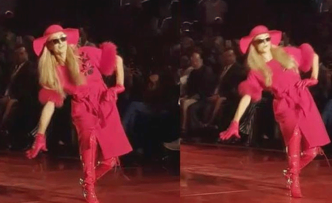 Paris Hilton düşme tehlikesi geçirdi
