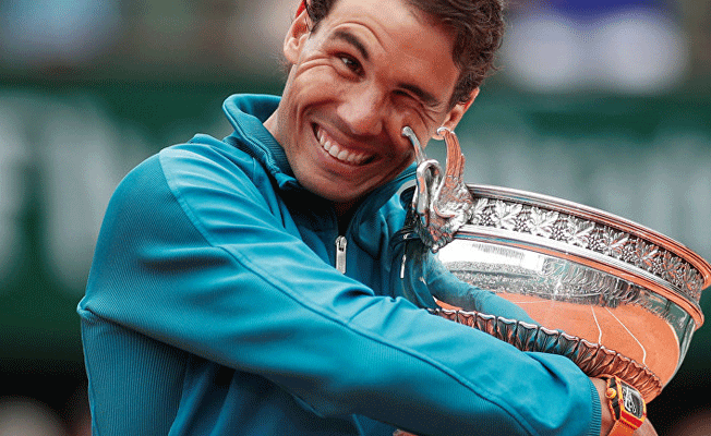Nadal, 11. kez Fransa Açık şampiyonu oldu
