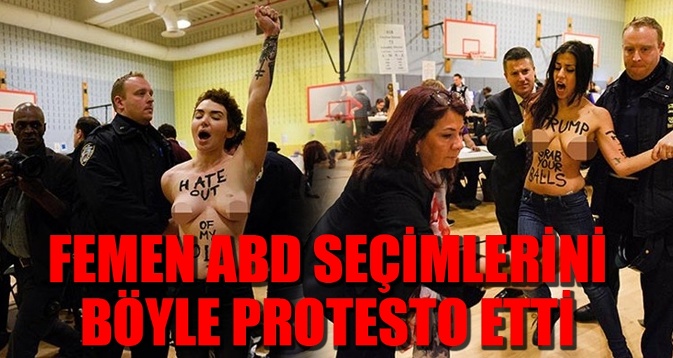 New York'ta FEMEN'den protesto