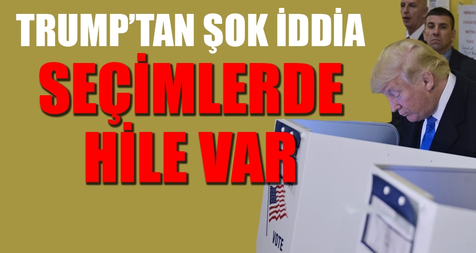 Donald Trump'tan şok iddia!