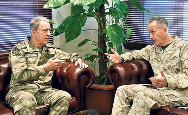 Hulusi Akar ile Scaparrotti arasında kritik görüşme