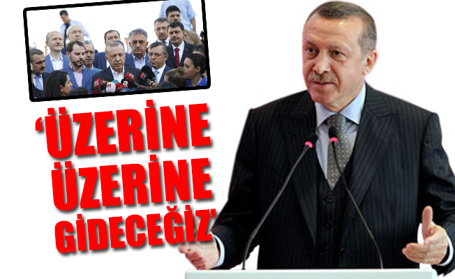 Erdoğan Bayram Namazı için Üsküdar'da