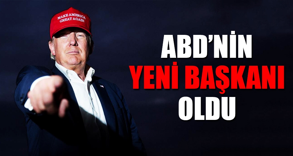 ABD'nin yeni başkanı Trump oldu