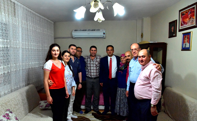 Başkan Atila’dan şehit ailesine Bayram ziyareti