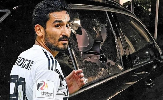 İlkay Gündoğan'ın aracına saldırı...