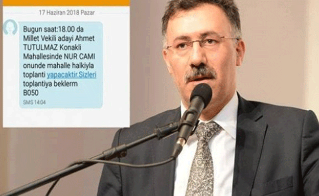 Müdür velileri AKP'li milletvekili adayının toplantısına çağırdı