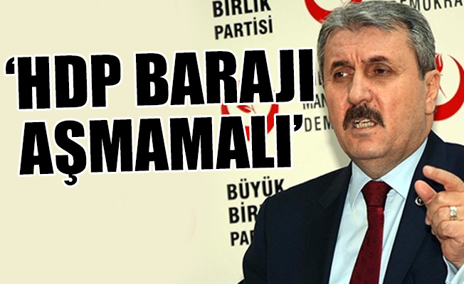 Destici: HDP barajı aşamazsa 400'ün üstünde vekil çıkarırız