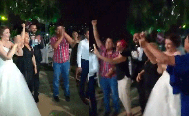 CHP'li başkanın düğününde Kılıçdaroğlu ve İnce sloganları