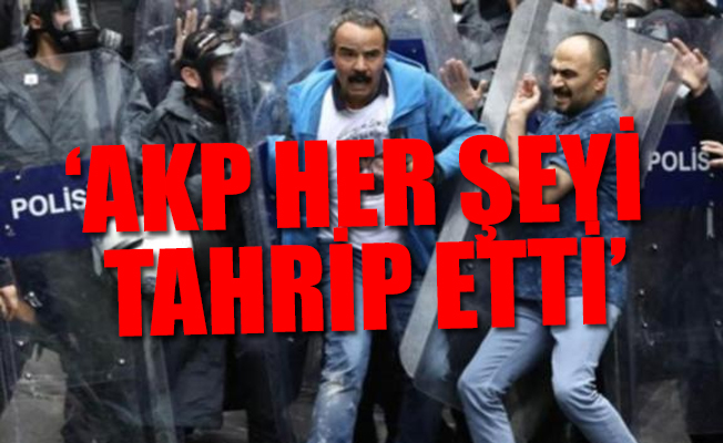 Veli Saçılık: Tahribat yeni anayasa ile aşılır