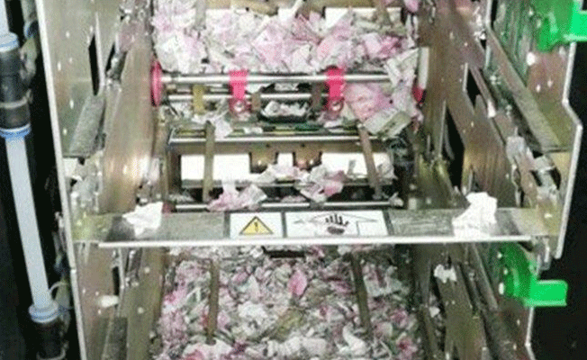 ATM’yi fareler bastı… Milyonlarca lira yem oldu!
