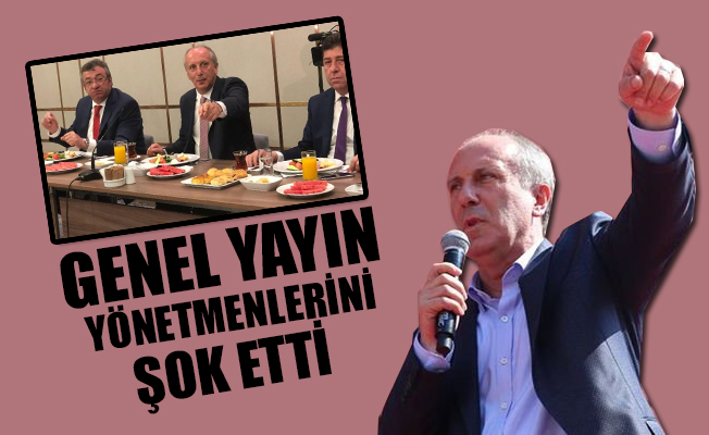 Muharrem İnce gazetecilerle buluştu
