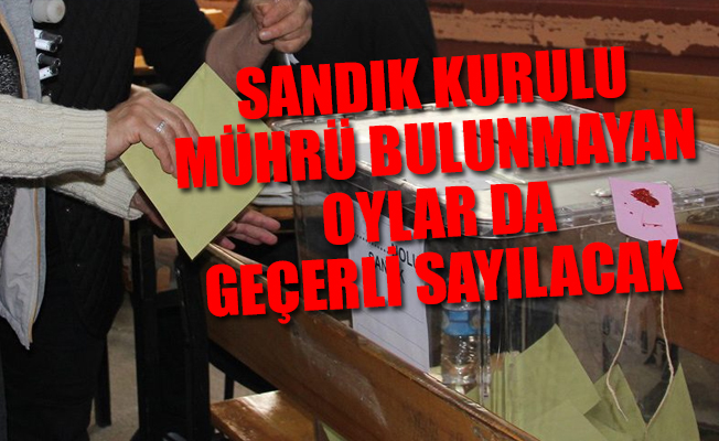Seçimden önce YSK, genelgede değişikliğe gitti