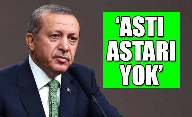 Erdoğan'dan kendisini eleştirenlere tepki