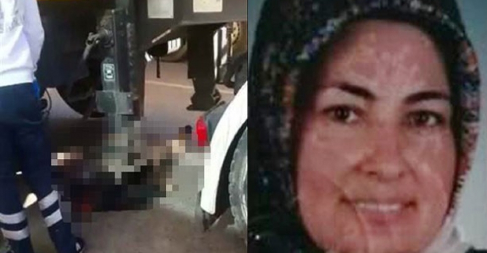 Hafriyat kamyonunun ezdiği kadın öldü