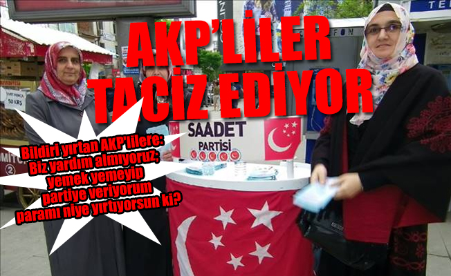 Saadet Partili kadınlar AKP'ye karşı