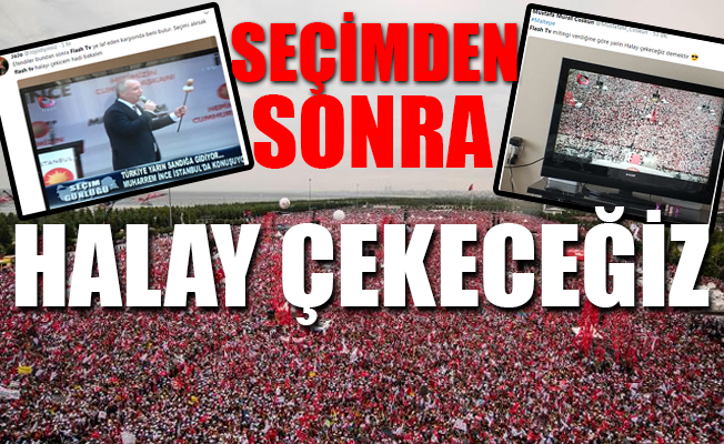 Flaş TV Muharrem İnce'nin mitingine damga vurdu