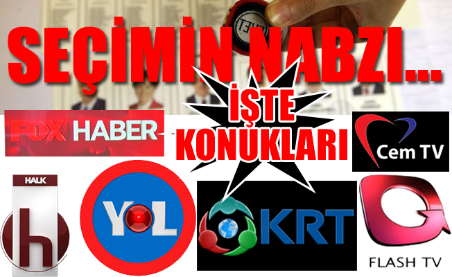 24 Haziran gecesi 'en güvenilir' seçim sonuçları bu kanallarda