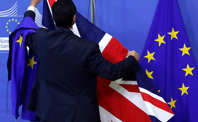 Londra'da Brexit karşıtı gösteri