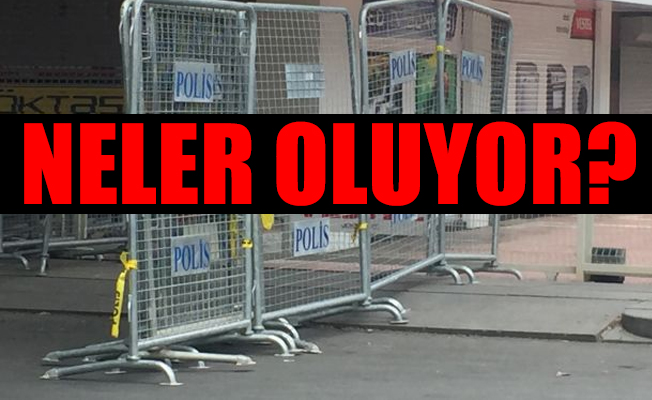 YSK önünde polis barikatları