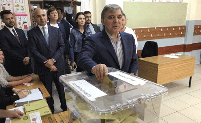 Gül'den seçim açıklaması: Milletin iradesi ortaya çıkacak!