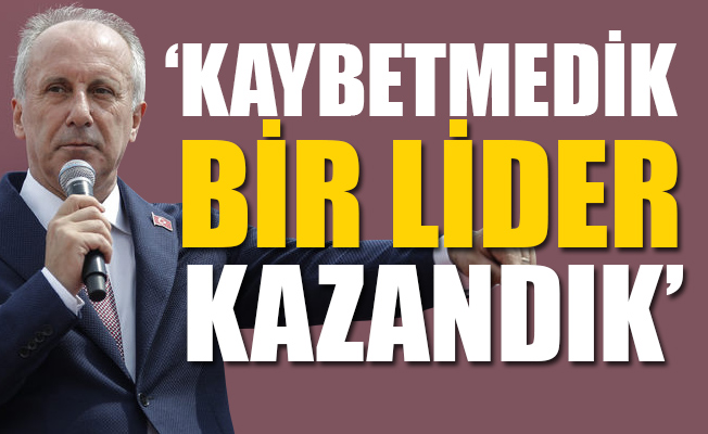 Genco Erkal'dan Muharrem İnce'ye destek açıklaması