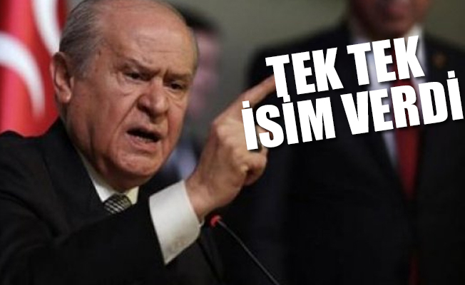 Bahçeli gazetecileri hedef gösterdi
