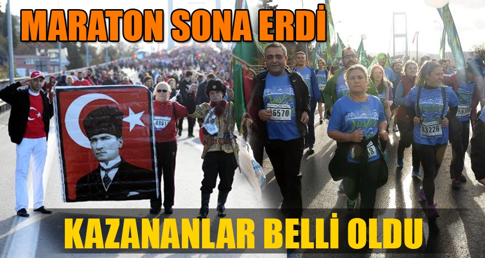Vodafane 38. İstanbul Maratonu'nda kazananlar belli oldu