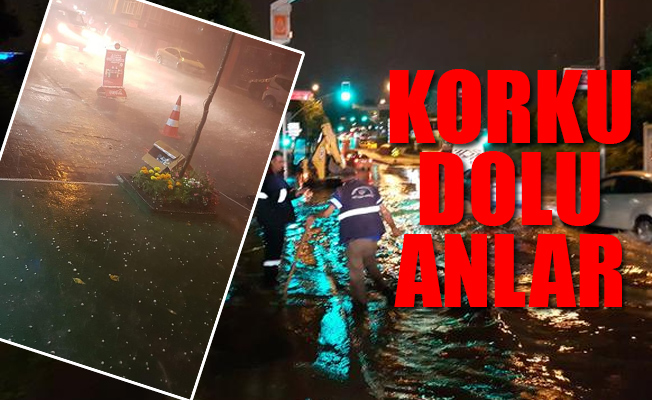 İstanbul’u sel aldı, dolu yağdı... İkinci uyarı...