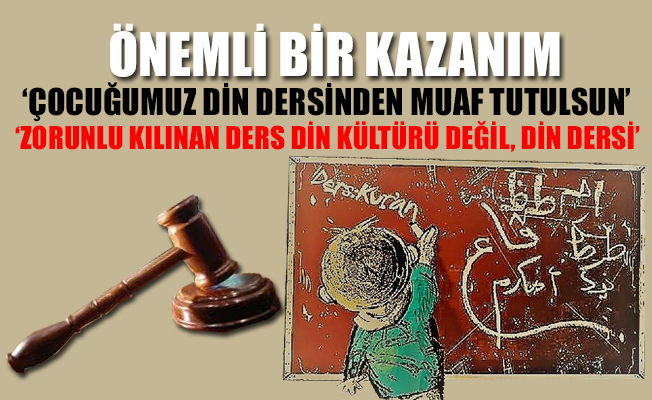 Mahkeme zorunlu din dersine 'dur' dedi