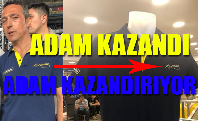 Ali Koç'un Atatürk imzalı tişörtü Fenerium'da yok satıyor