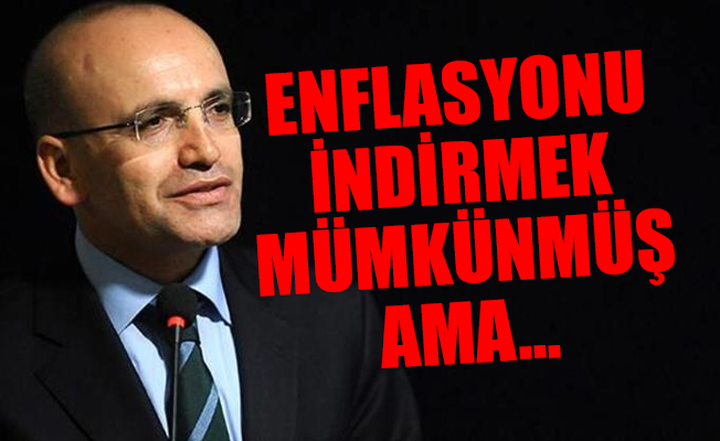 Şimşek'ten enflasyon açıklaması