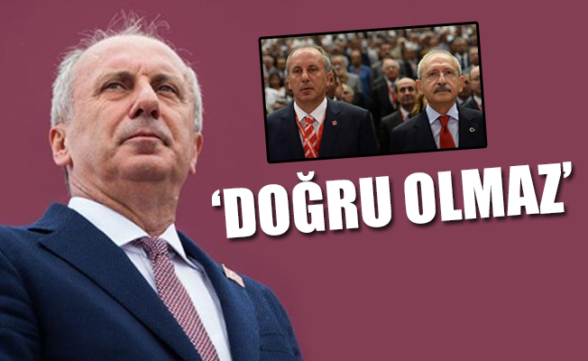İnce'den Kılıçdaroğlu'nun kurultay açıklamasına ilk yorum