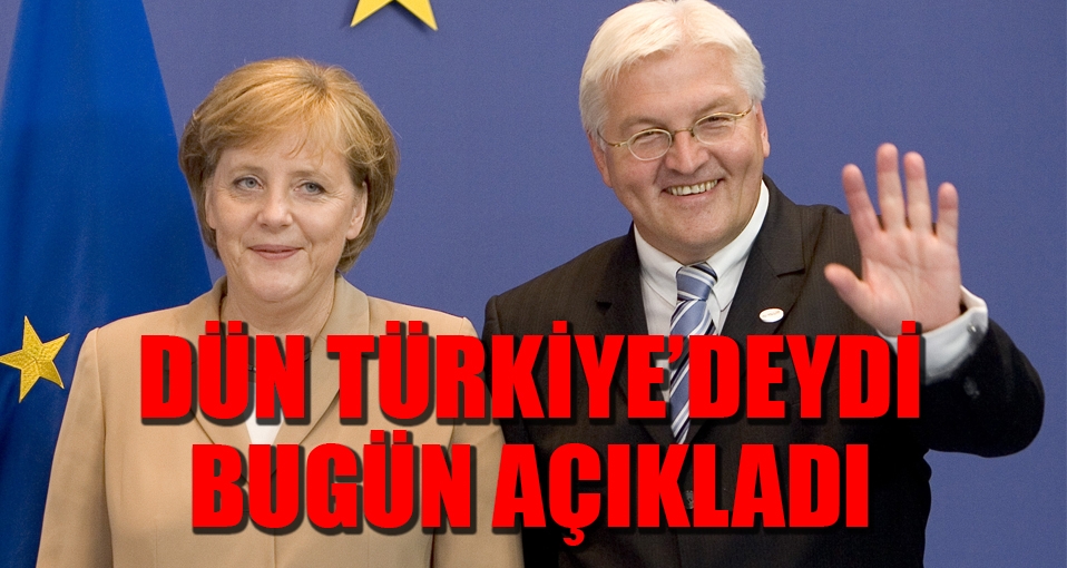Almanya'da Steinmeier'in cumhurbaşkanı adaylığı açıklandı