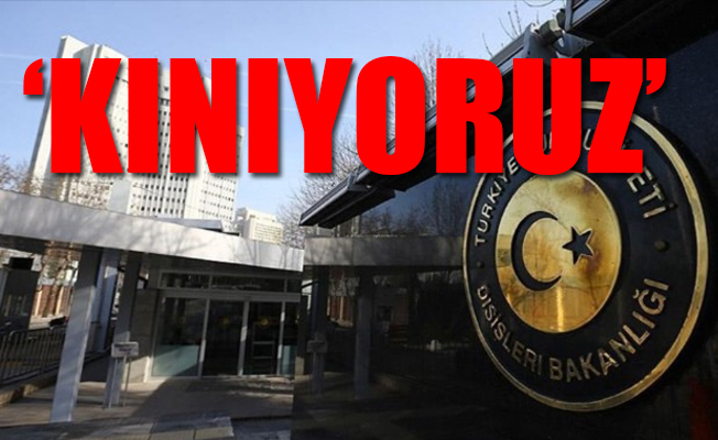 Türkiye'den İsrail'e Filistinli Bedeviler tepkisi