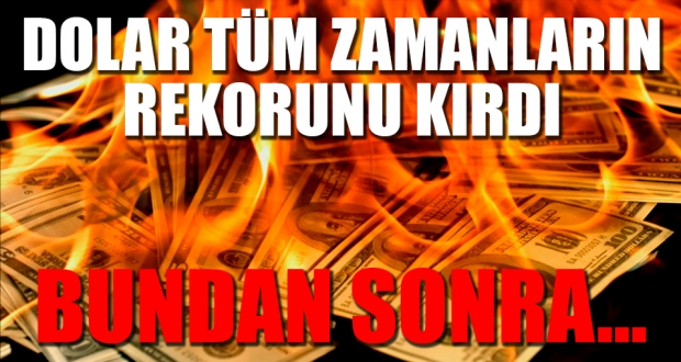 Dolar fiyatı 3.3265 ile yeni rekorunu kırdı