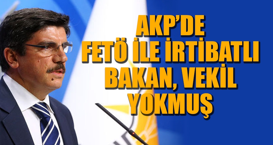 AKP'de FETÖ ile irtibatlı bakan, vekil yokmuş