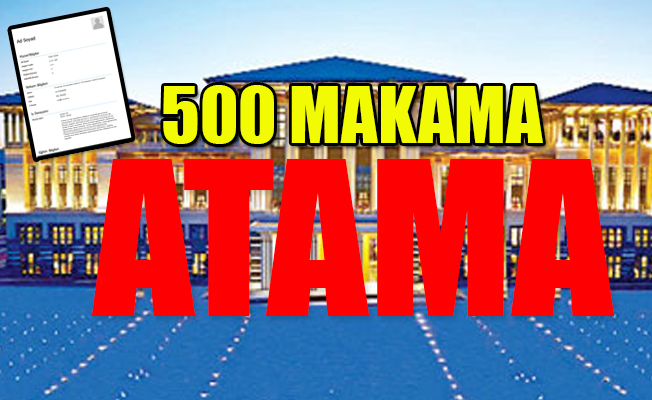 Kamu görevi için CV'lere Cumhurbaşkanlığı onayı!