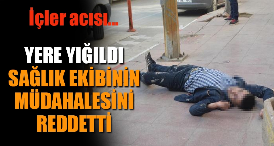 Bonzaiden fenalaşan genç sağlık ekiplerinin müdahalesini reddetti