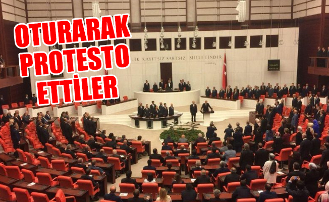 Erdoğan'a Meclis'te protesto şoku