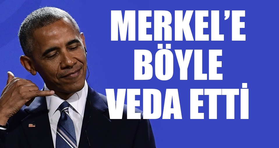 Obama'dan Merkel'e veda ziyareti
