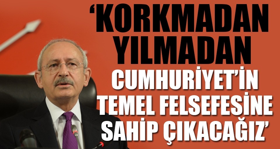 Kılıçdaroğlu: CHP'yi kimse teslim alamaz!